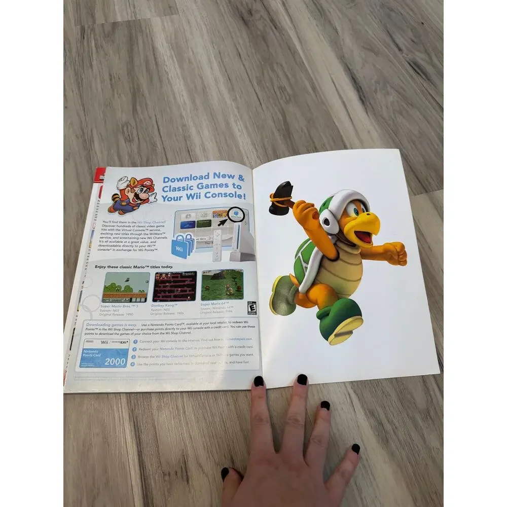 New Super Mario Bros. Wii Strategy Guide Premiere Edition Paperback 2009